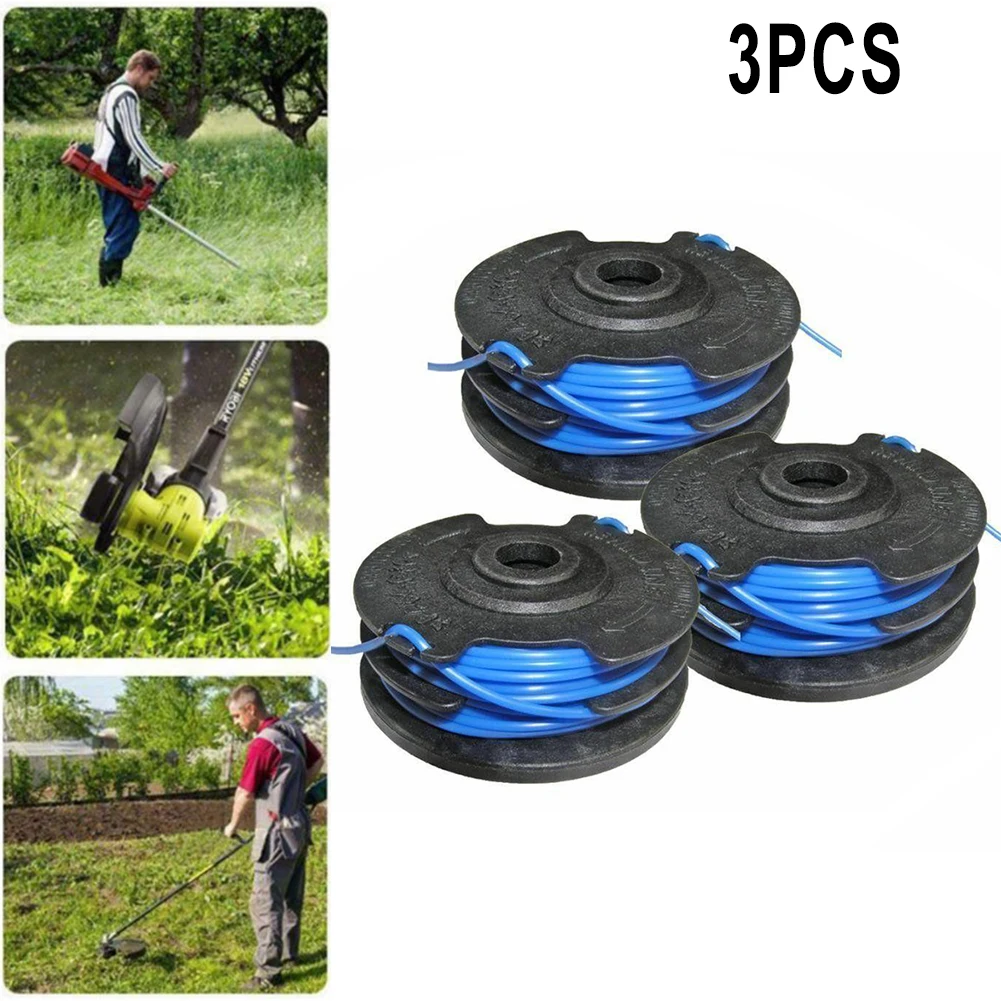 

1/3pcs Trimmer Spool Line 065 Inch Replacement Broken Old Trimmer Spools For Homelite AC41RL3B Garden Power Equipment Parts