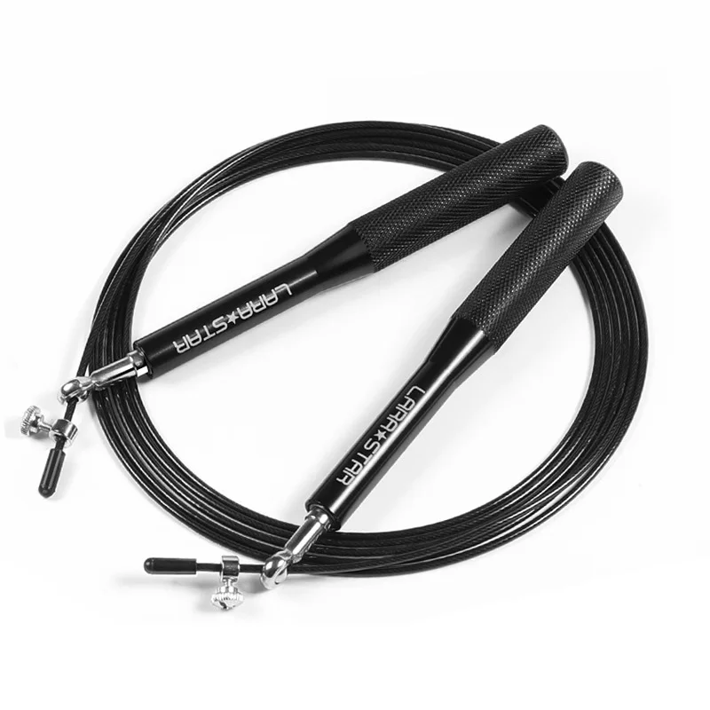 

Speed Jump Rope for Fitness Adjustable Self-Locking Cables Crossfit Removable Load Block Skipping with Tangle-Free Workout