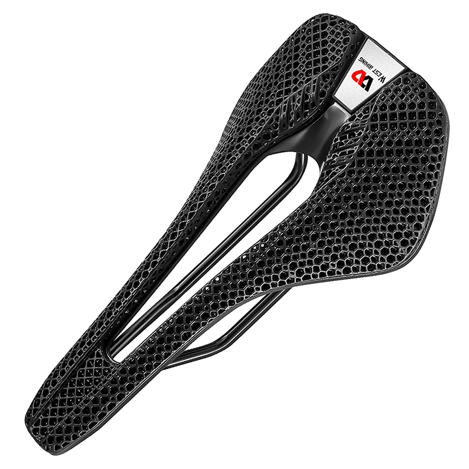 

WEST BIKING Bike Seat Lightweight 3D Bicycle Saddle Cushion for MTB Road Bike Bicycle Seat Cycling Comfortable Honeycomb Cushion