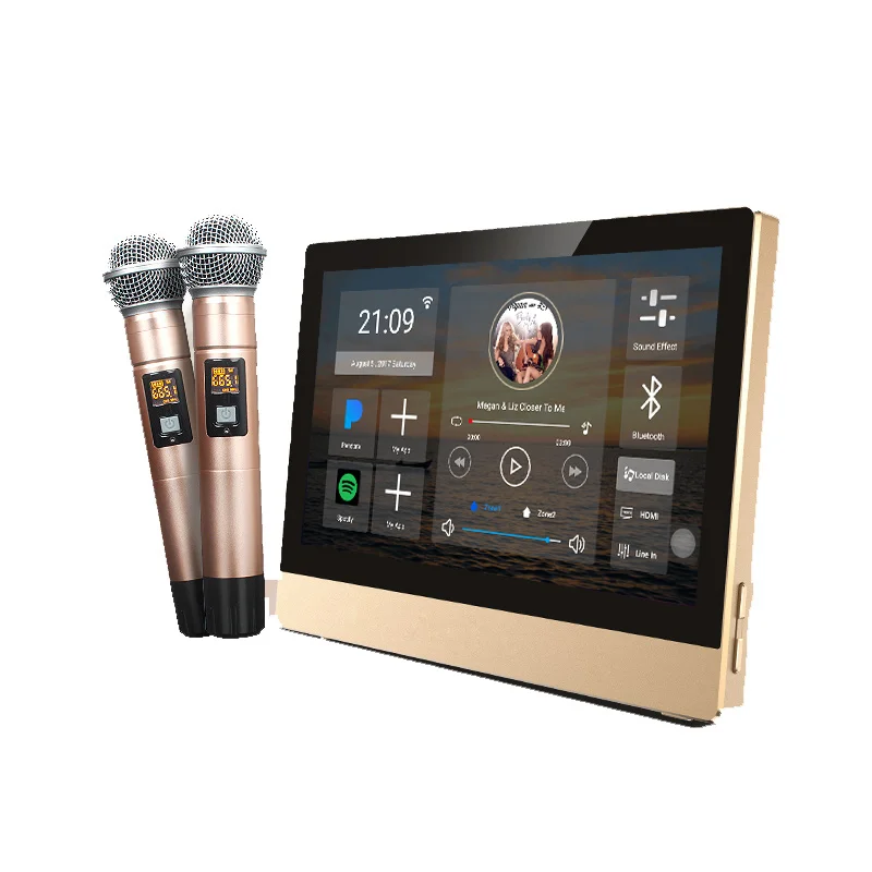 7-дюймовый фоновый музыкальный хост набор аудиоусилителей для умного дома Wi-Fi 8*25