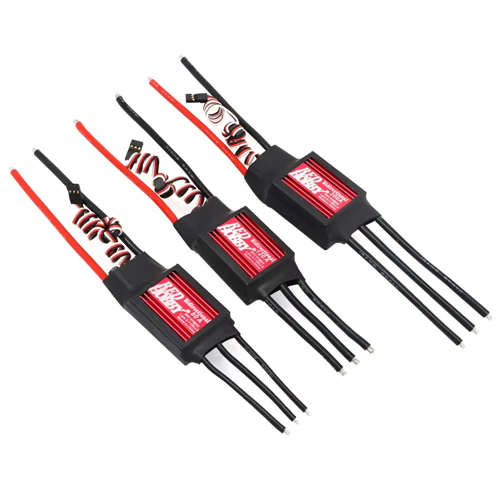 Фото RedHobby 80A 120A 200A двунаправленный бесщеточный ESC 3-7S литий-ионный/литий-по для дистанционного управления автомобиля, лодки, пневматический подводный гребной винт №2
