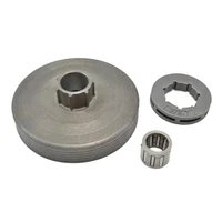 durable chain drive clutch drum bell sprocket rim bearing for chainsaw 4500 5200 5800 45cc 52cc 58cc