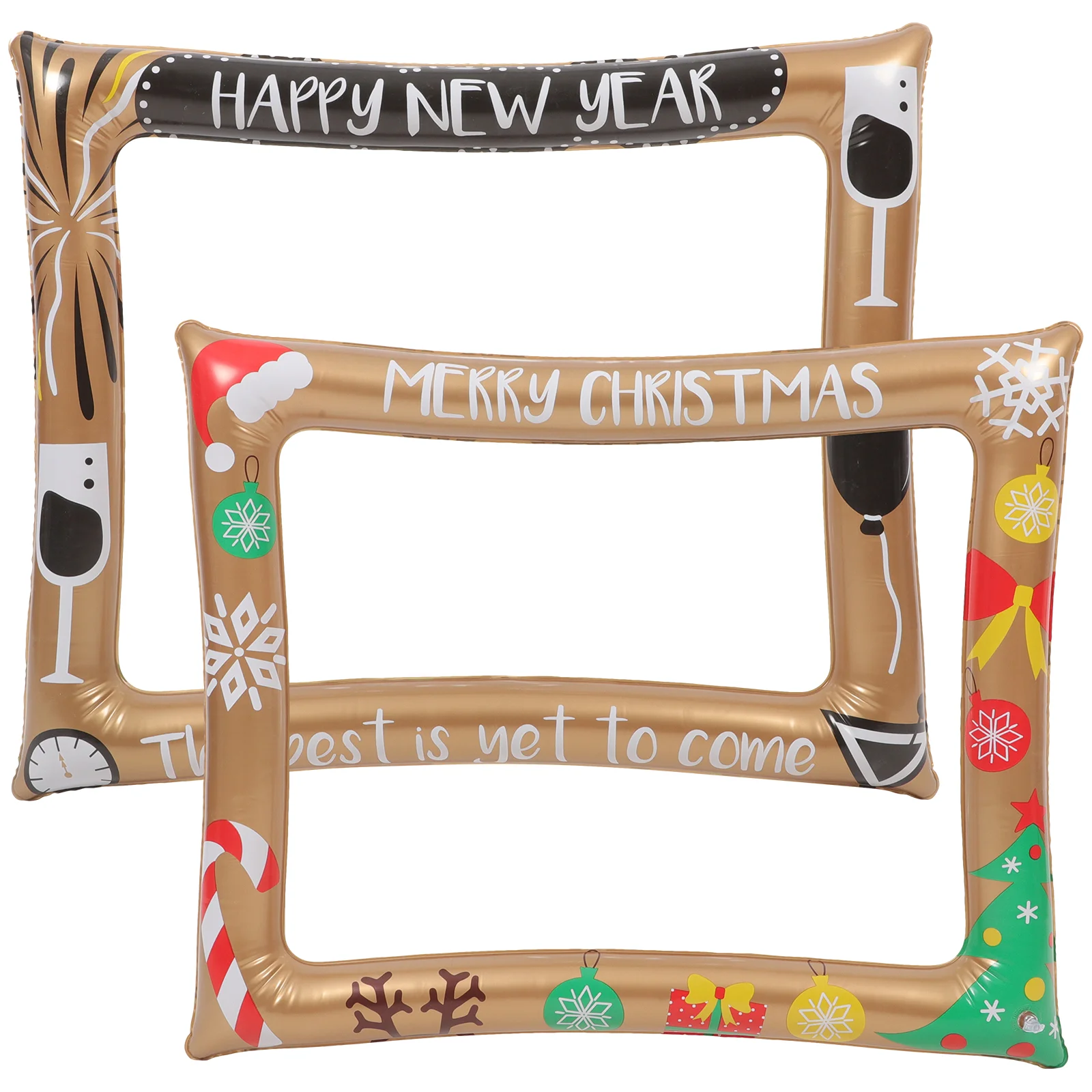 

Happy New Year Photo Frame PVC Photo Frame Lunar New Year's eve Party Photo Prop Inflatable Party Selfie Photo Props