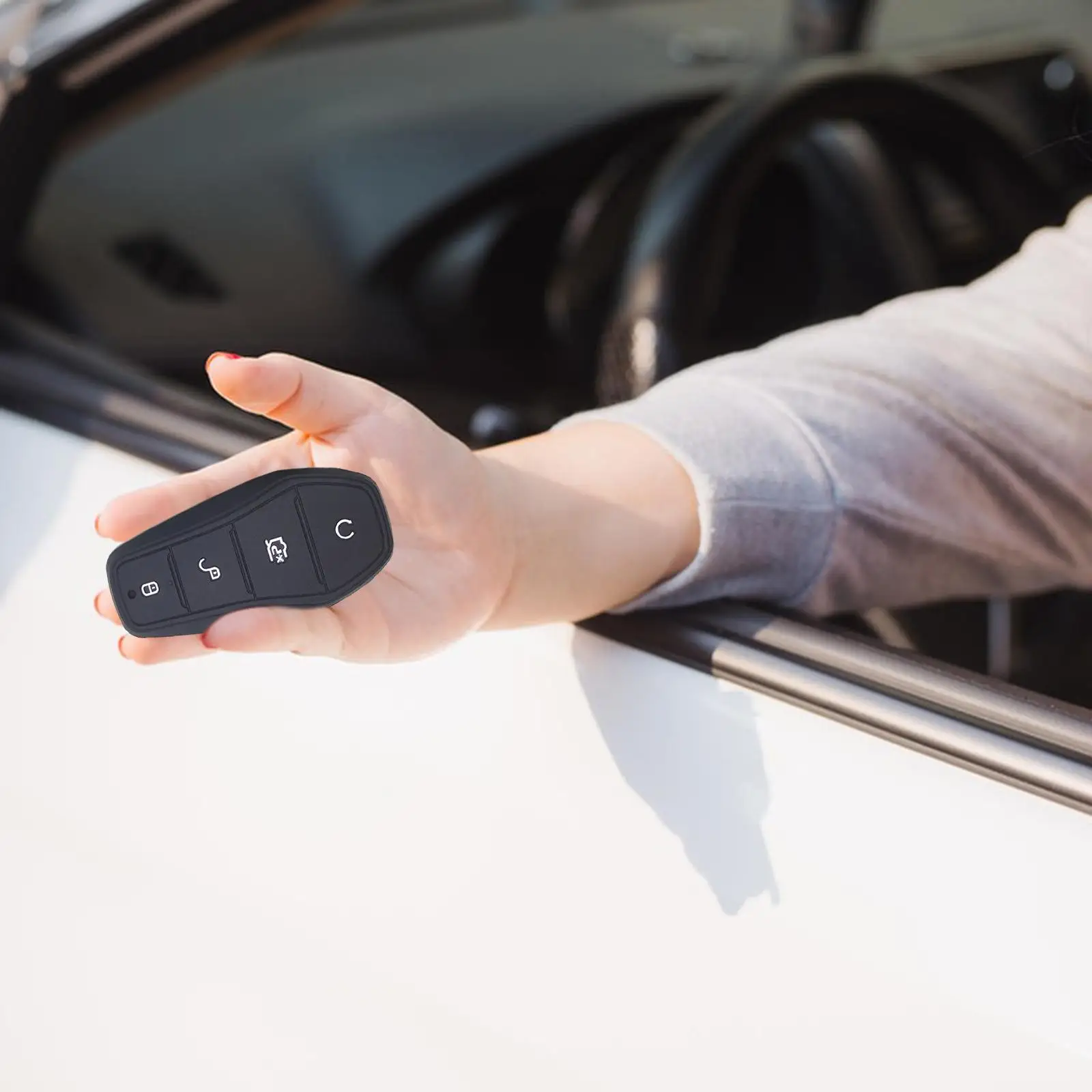 Car Key Shell Silicone Holder Durable Birthday Present Cover for Yuan Plus