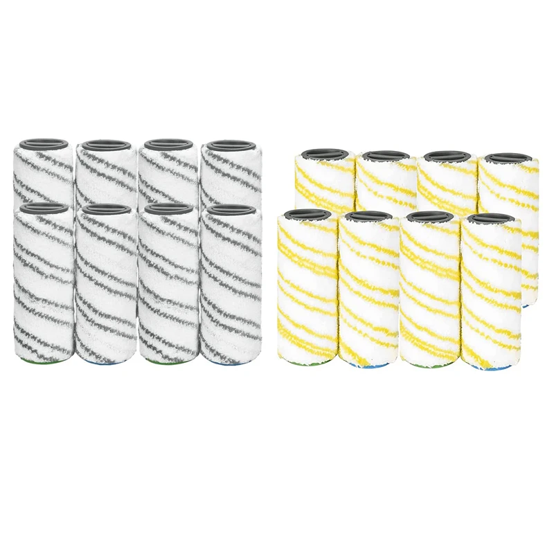 

8Pcs Replacement For Karcher FC Multi-Surface Rollers, Compatible With FC7 FC5 FC3 FC3D Hard Floor Cleaners