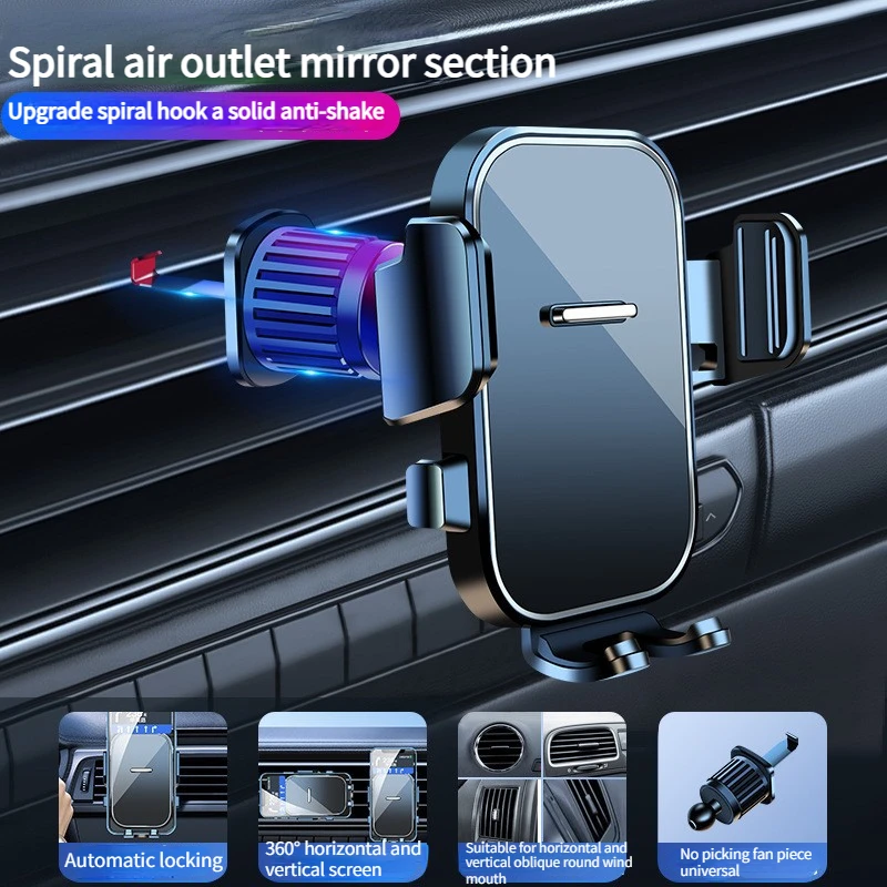

New Car Phone Bracket Air Vent Instrument Navigation Bracket Automatic Lock Suction Cup Car Interior Supplies