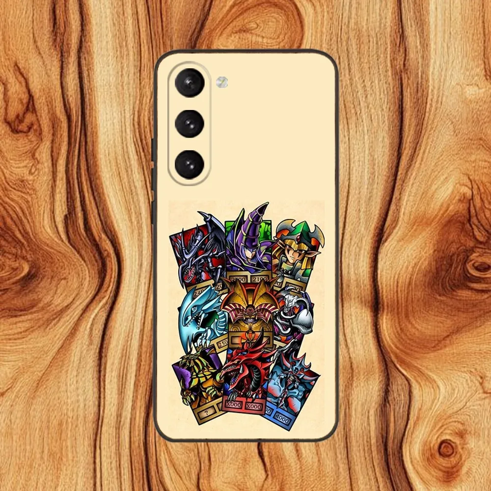 Чехол для телефона Game Yu-Gi-Oh Comic Samsung S 25 24 23 22 30 21 10 9 Ultra Plus Lite FE 4 5 G черный мягкий чехол