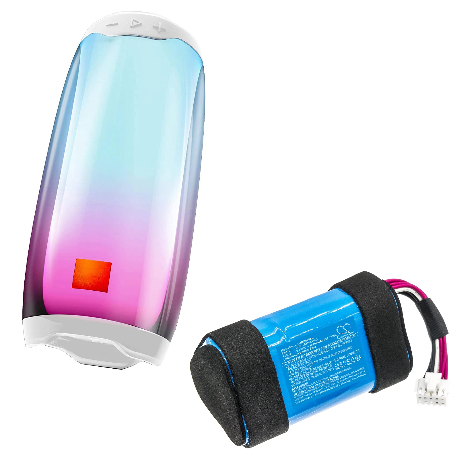 

CS 10200mAh Battery For JBL GSP-1S3P-CH4D Pulse 5