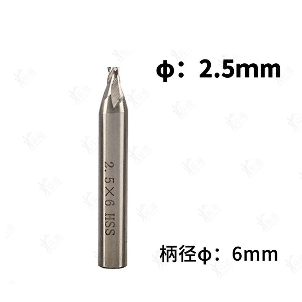 

JMCKJ 1 шт. 1,5/2,0/2,5/3,0/4,0/5,0 мм 6 мм хвостовик Фрезерный резак для автомобильного ключа дверной ключ резак вертикальный ключ фотодетали