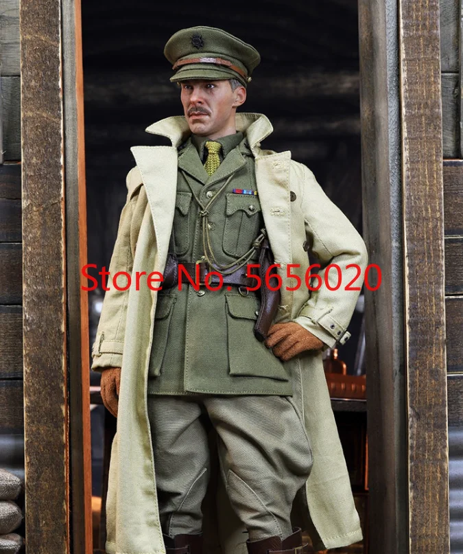 

DID B11012 the first world war the British colonel Head Sculpture Clothes Suit 1/6 Collectible Action Figure Toy Doll Model Body