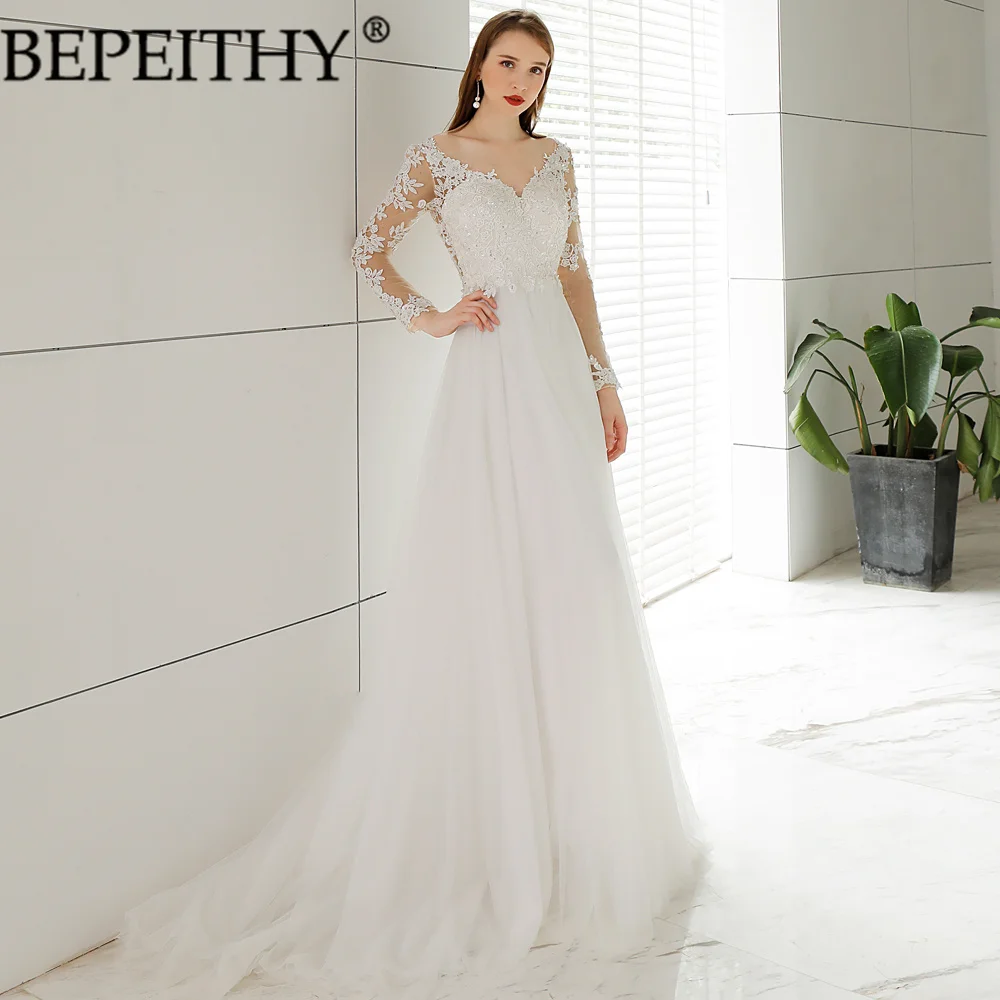 

BEPEITHY Vestido De Festa Longo New Design V-Neck Applique Beading A-Line Prom Dresses Long Evening Gowns 2022 Custom Made