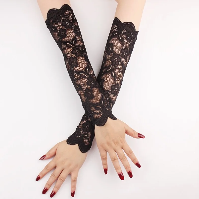 

Sunscreen Arm Sleeves Openwork Fake Sleeves Bracers Sleeves Arm Protectors Long Gloves Lace Sleeves Driving Sleeves Sale 2022