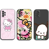 2022 hello kitty phone cases for samsung galaxy a51 4g a51 5g a71 4g a71 5g a52 4g a52 5g a72 4g a72 5g funda back cover