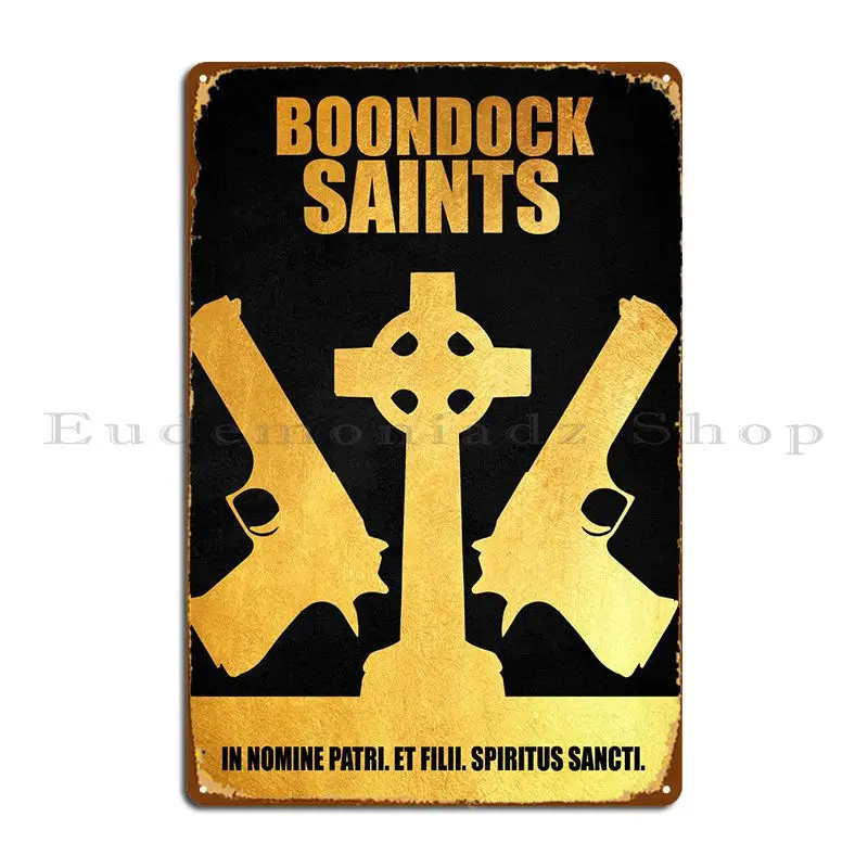 

Металлическая табличка Boondock Сэйнтс, напечатанная, создание клуба, бар, проектирование стены, Жестяная Табличка с надписью постер