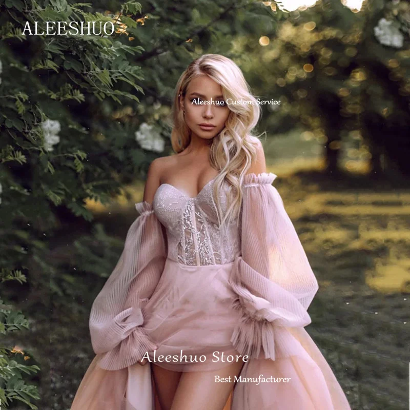 Рисунок 3 - Роскошное розовое платье Aleeshuo