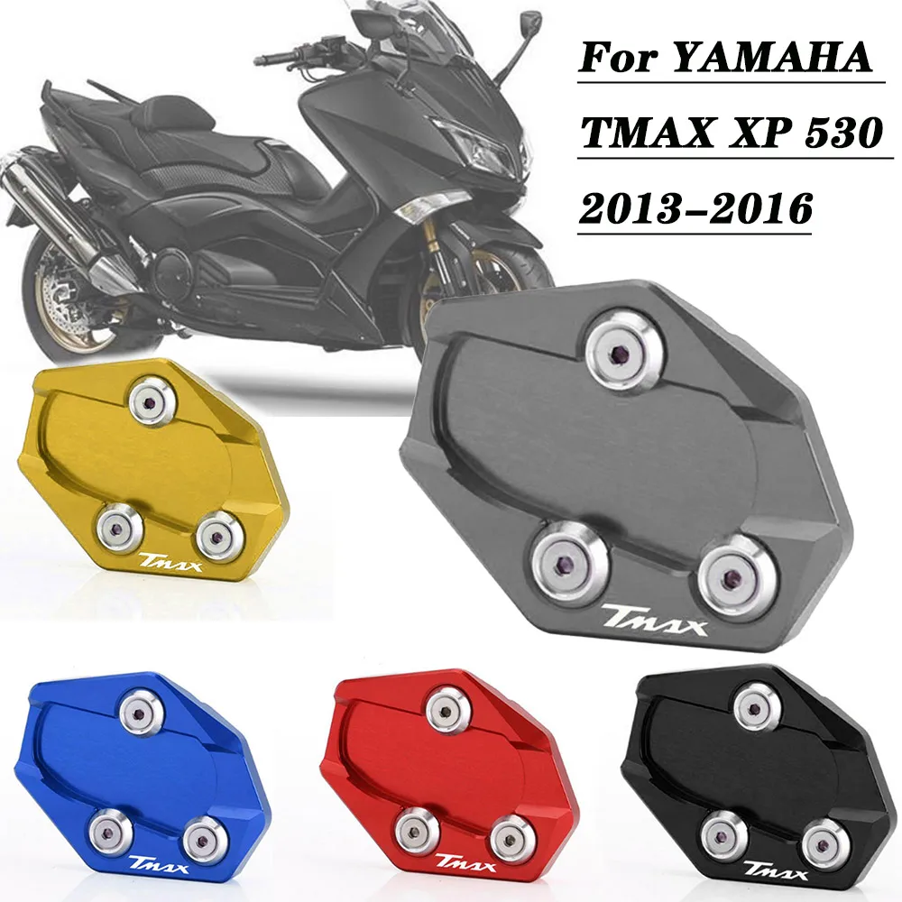 

For YAMAHA TMAX530 T-MAX530 TMAX XP 530 2015 2016 Motorcycle Kickstand Foot Side Stand Extension Pad Support Plate Enlarge