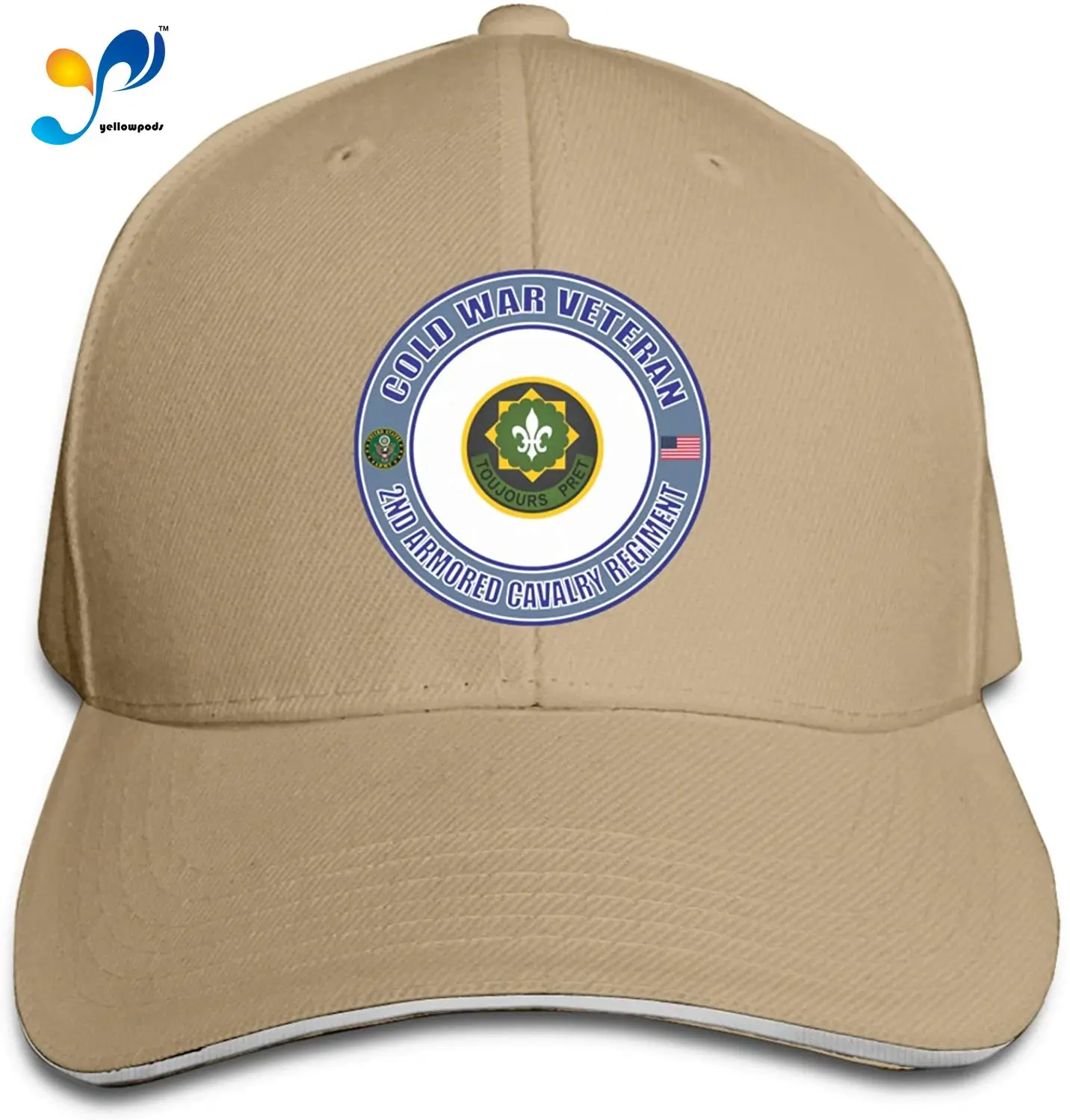 

Us Army Cold War 2nd Armored Cavalry Regiment Unisex Sandwich Baseball Cap