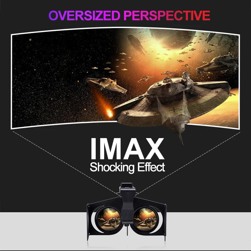 Складная VR-гарнитура шлем умные очки виртуальной реальности 3D фильмы для