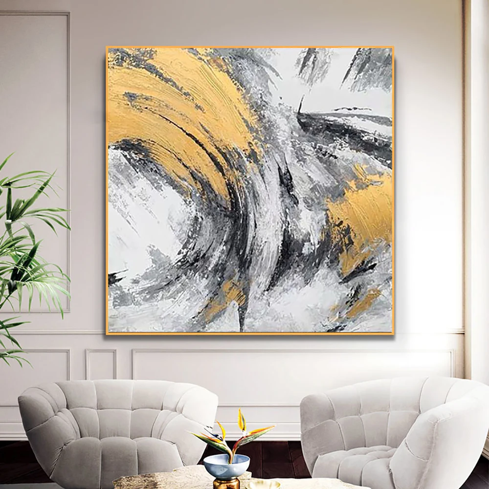 Современная домашняя декоративная живопись искусственная роспись абстрактная