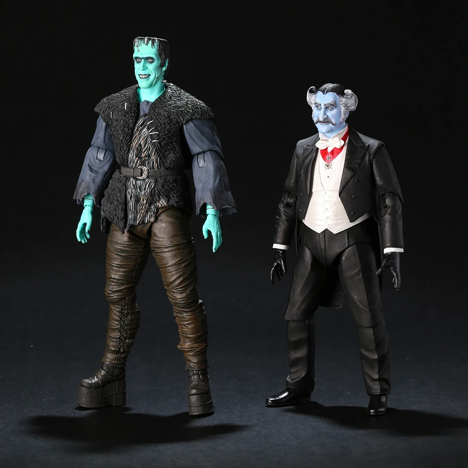 NECA The Munsters Herman Munster /  The Count Joints Moveable Collectable Creative Action Figure