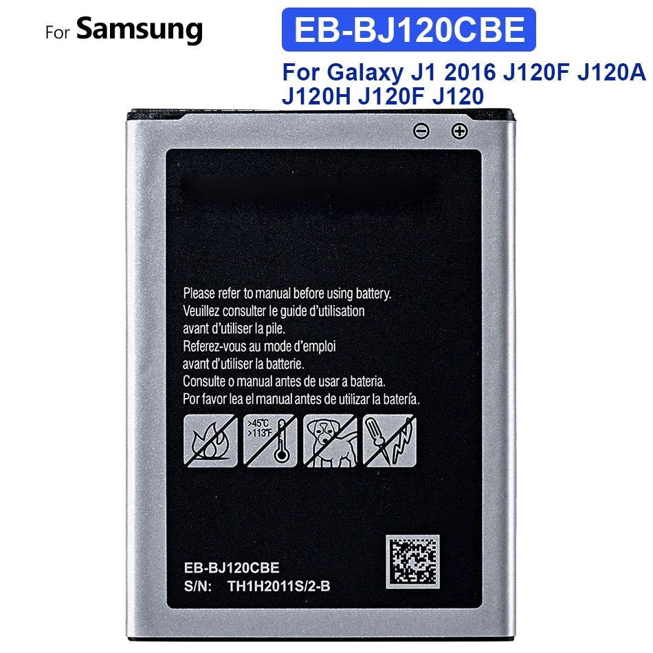 

EB-BJ120CBE EB-BJ120CBU 2050mAh battery For Samsung Galaxy Express 3 J1(2016) SM J120 J120F J120A J120H J120T SM-J120F SM-J120A