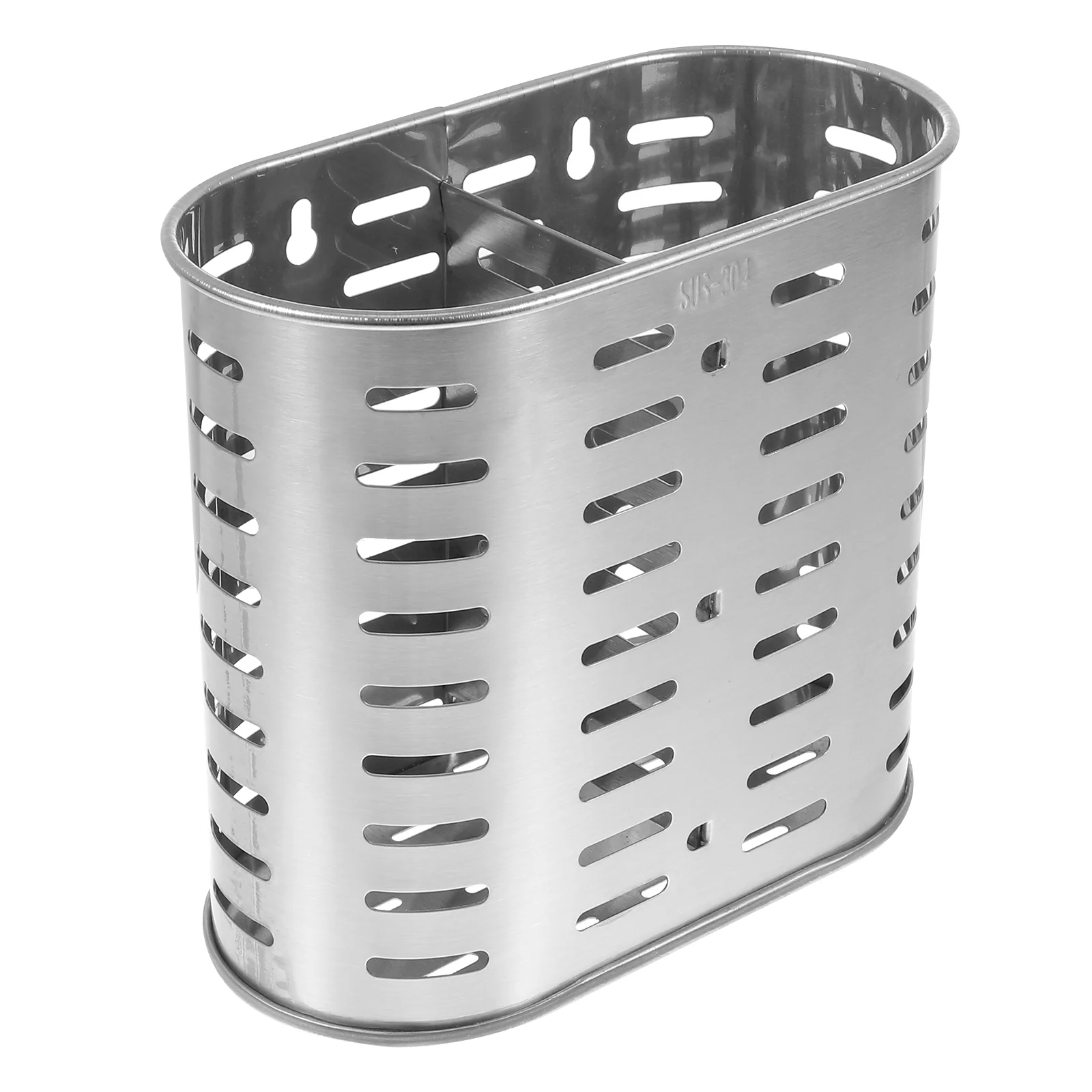 

1Pc Drain Bucket Tableware Container Bucket Fork Drain Bucket for Restaurant Hotel Kitchen Home