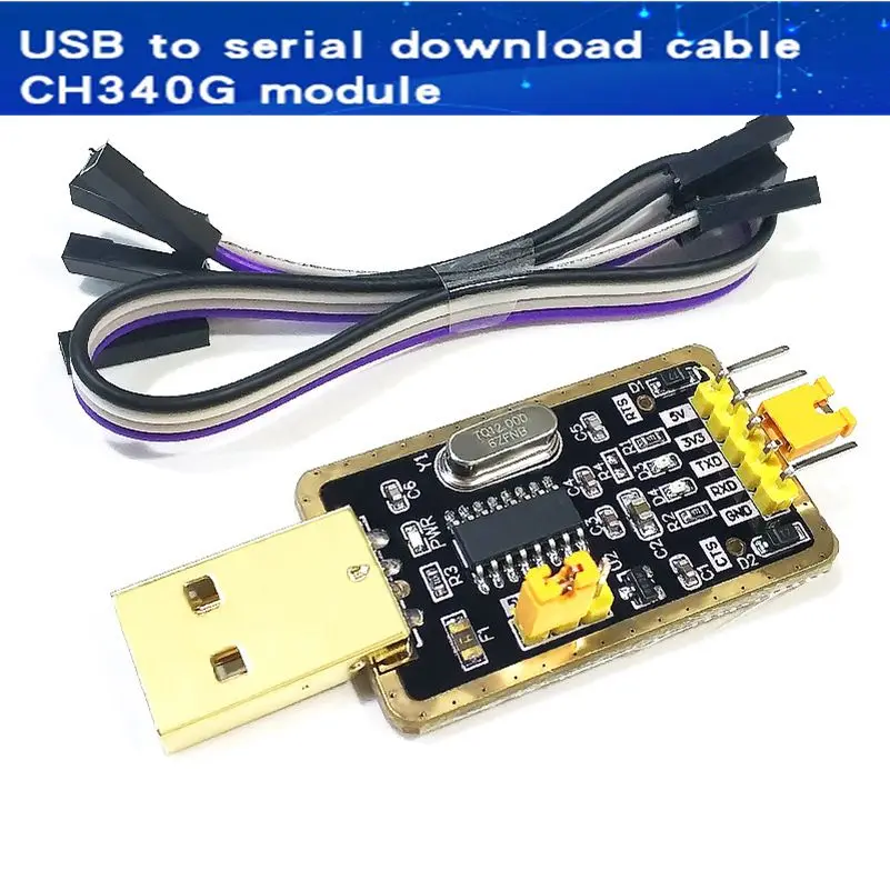 

CH340 module instead of PL2303 , CH340G RS232 to TTL module upgrade USB to serial port in nine Brush small plates