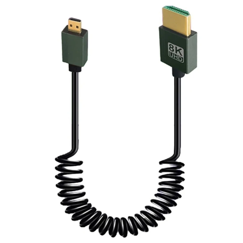 Гибкий кабель HDTV 2.1 8K при 60 Гц HDTV-HDTV высокоскоростное соединение 48 Гбит/с папа-папа