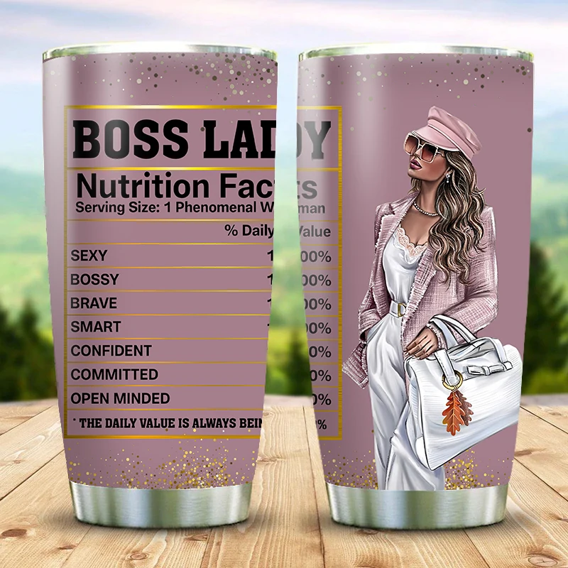 

20oz Double-Layer Thermos Mug Stainless Steel Car Mugs Office Water Bottle Leak-proof With Lid Beer Cup Sports Kettle