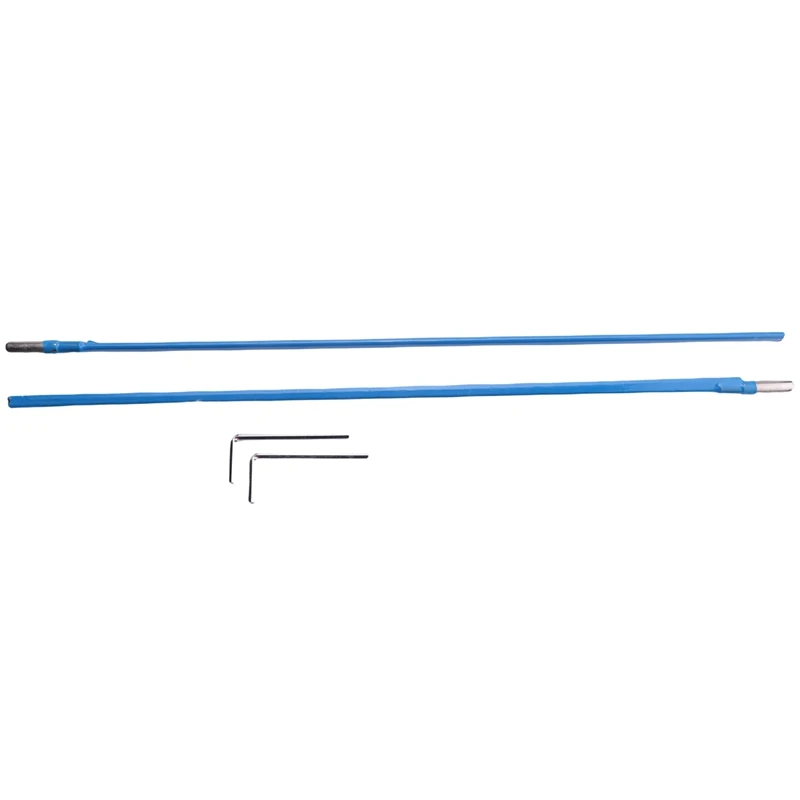 

2Pcs 46Cmtwo Way Rod Type Dual Action Guitar Truss Rod Steel Blue Guitar Parts Accessories