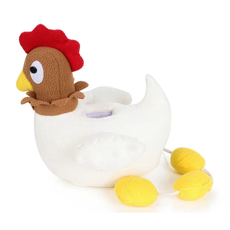 

Интерактивная игра, игрушки для собак, кормушка для щенков, тренировочная собака, мягкие игрушки для жевания, плюшевый пищащий табак, дозато...