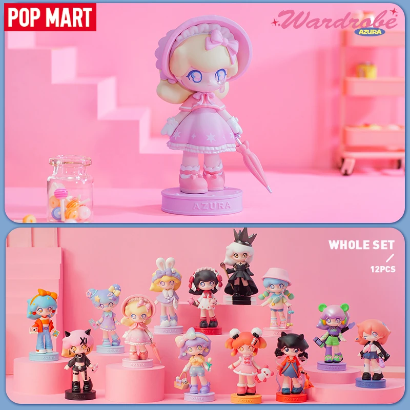 

POP MART AZURA Wardrobe Series Mystery Box 1PC/12PCS New Arrival Blind Box Cute Action Figurine Toy Kids