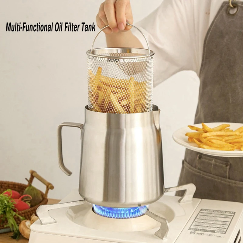 Универсальный Масляный фильтр из нержавеющей стали 304 л емкость для масляного