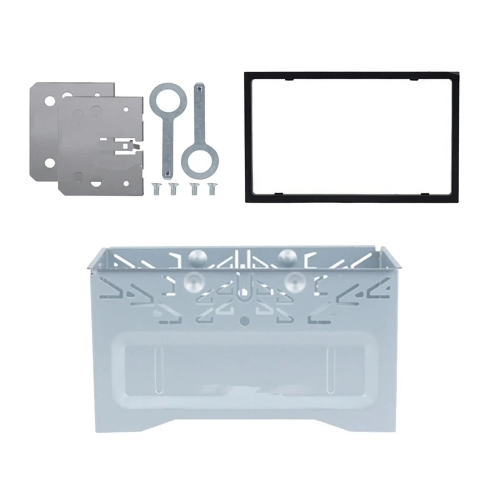 

Car Stereo Radio Mounting Fitting Durable Double Din Radio Fascia Dash Mount
