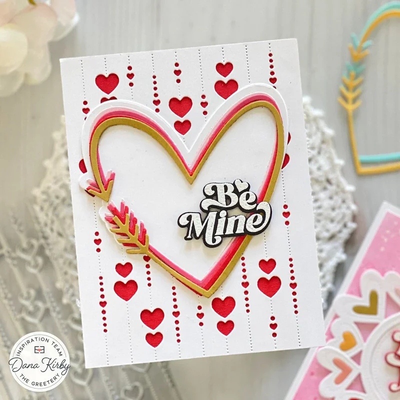 Металлические Вырубные штампы Mmao вырезанная форма любовь кисточка