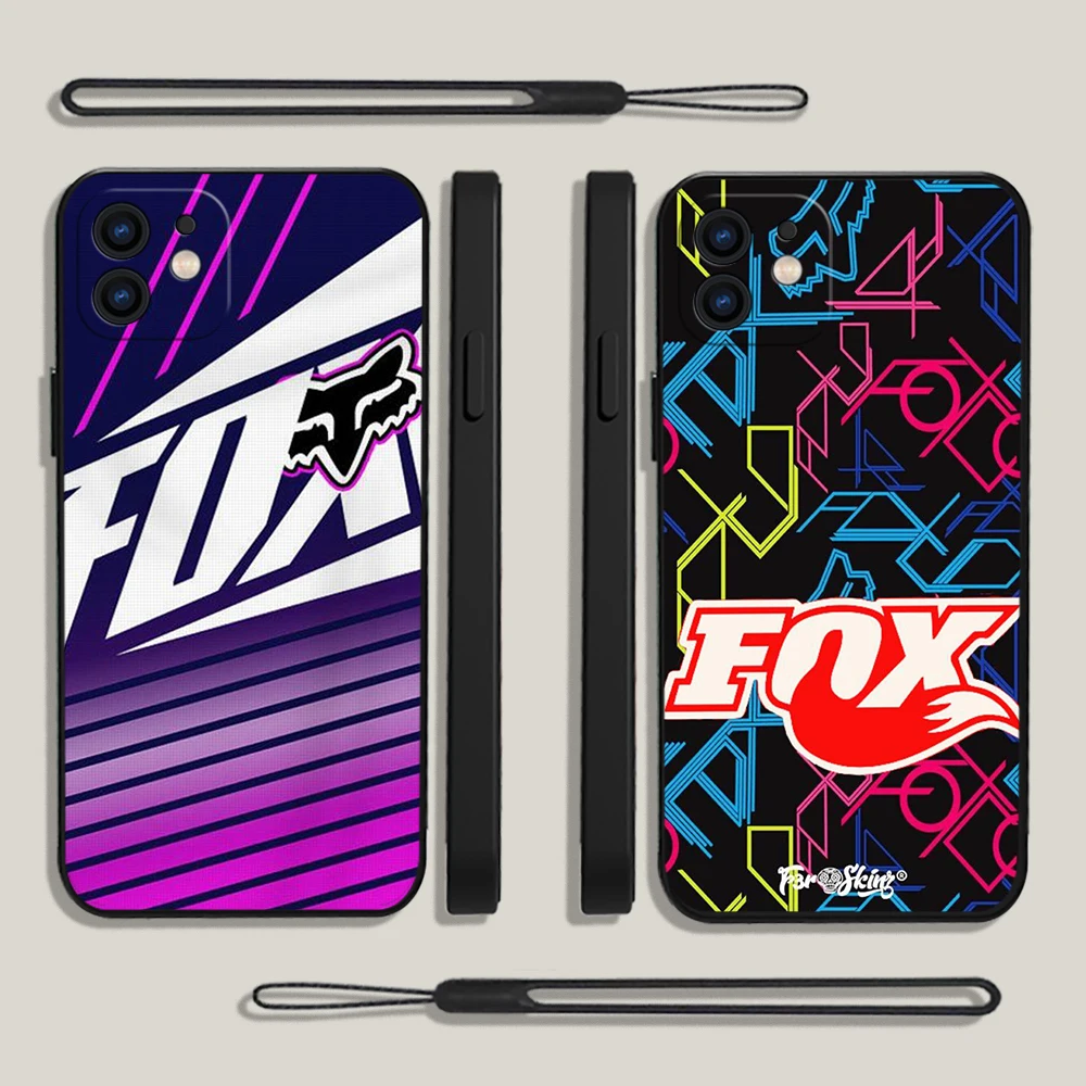 

Motorcycle Racing Foxes Phone Case For Xiaomi Redmi Note 12 11 11T 10 10S 9 Pro Plus 10C 9A K40 K50 K60 4G 5G With Hand Strap