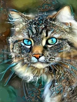 diamond painting cat kit 5d diy full square drill embroidery animal mosaic art picture of rhinestones home decor