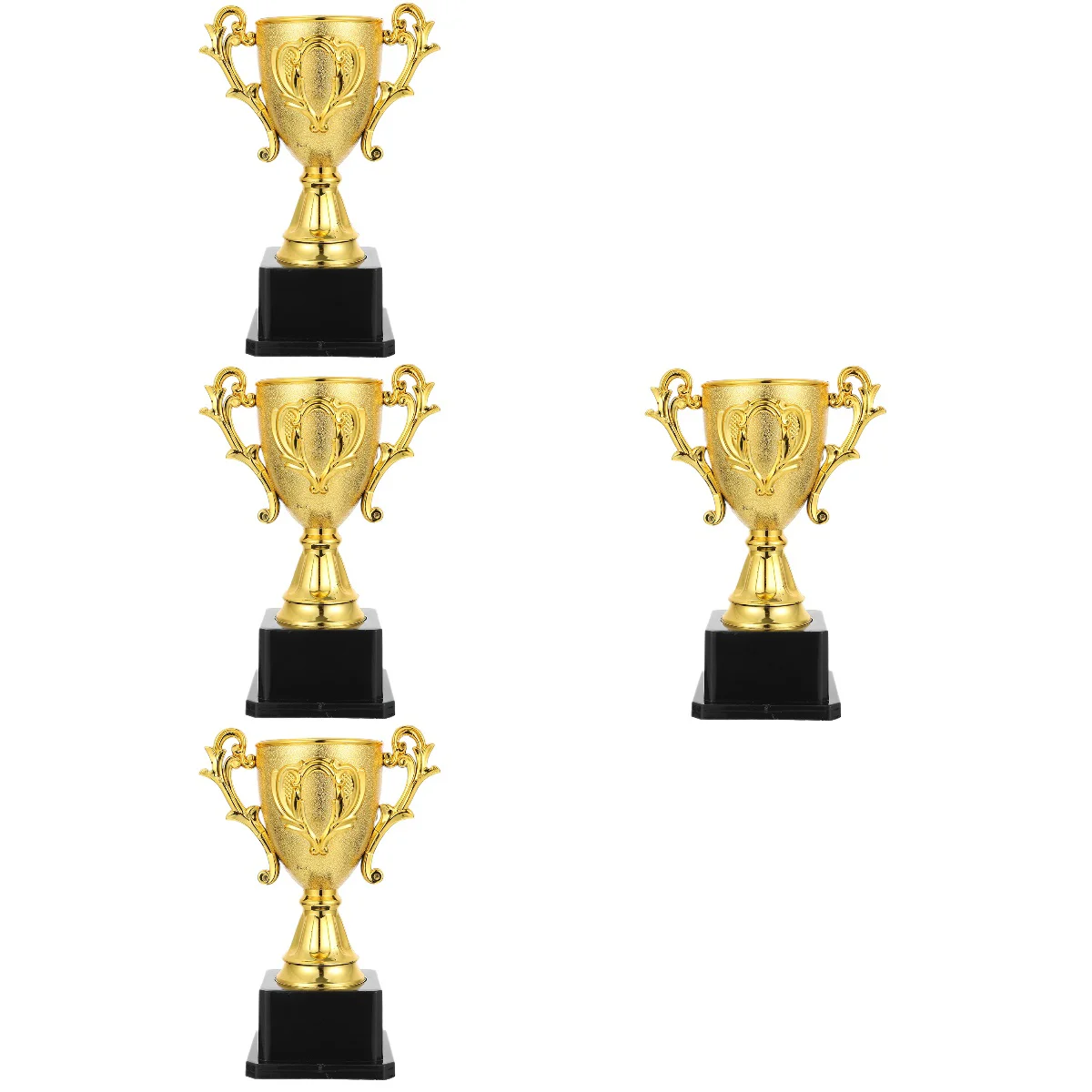 

4pcs Universal Children's Trophy Commemorative Trophy Large Trophy Adornment