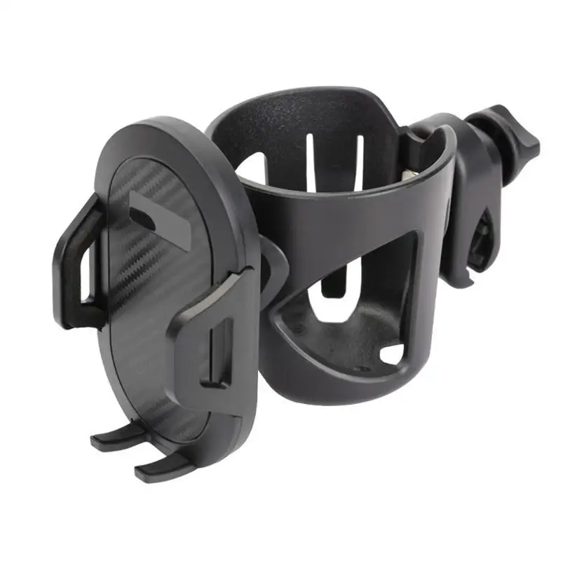 

Stroller Cup Holder With Phone Holder Universal Non-slip 2-in-1 Stroller Cup Bottle Holder For Baby Stroller Walker Wheelchair