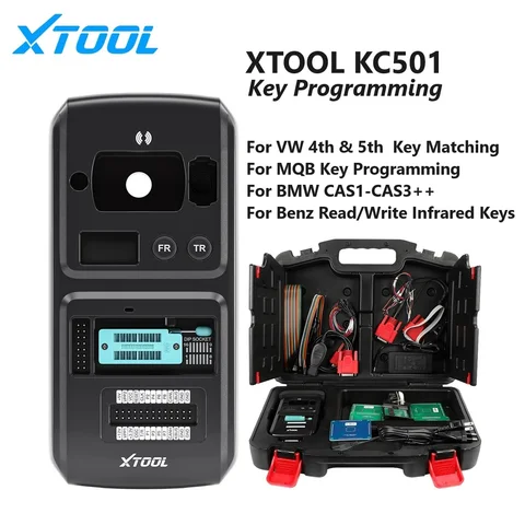 XTOOL KC501 Профессиональный программатор автомобильных ключей и чипов для Benz Инфракрасный ключ ECU Reader EEPROM Чип чтения работает с X100PAD3 MAX