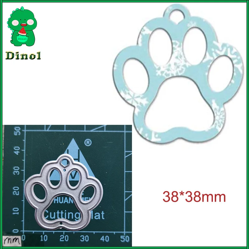 (16 видов конструкций) 38x38 мм металлическая резка высечка кошачий отпечаток этикетка Скрапбукинг Бумага рукоделие открытки альбом перфоратор художественный резак
