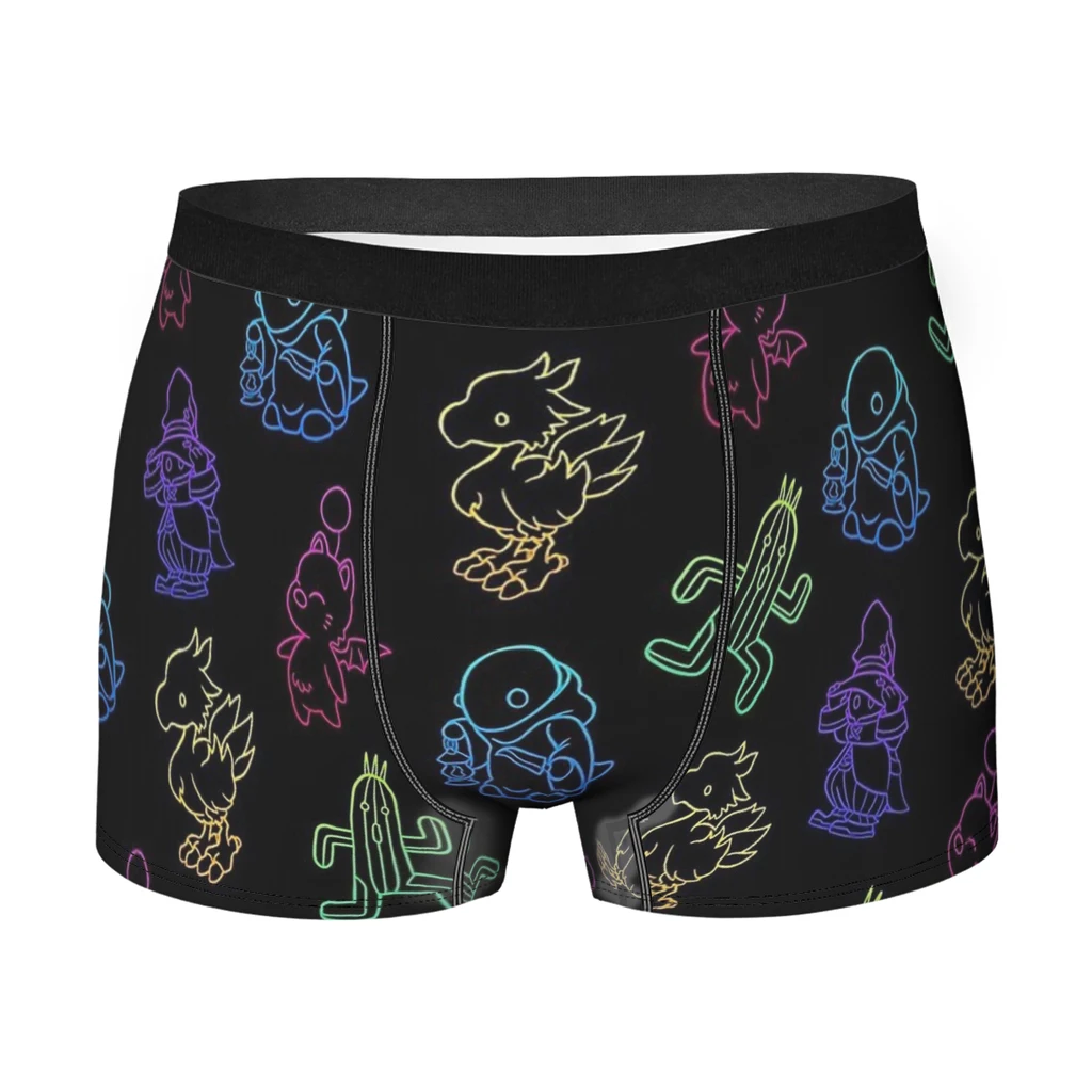 

Outlines Men Boxer Briefs Final Fantasy Breathable Funny Underpants High Quality Print Shorts Birthday Gifts