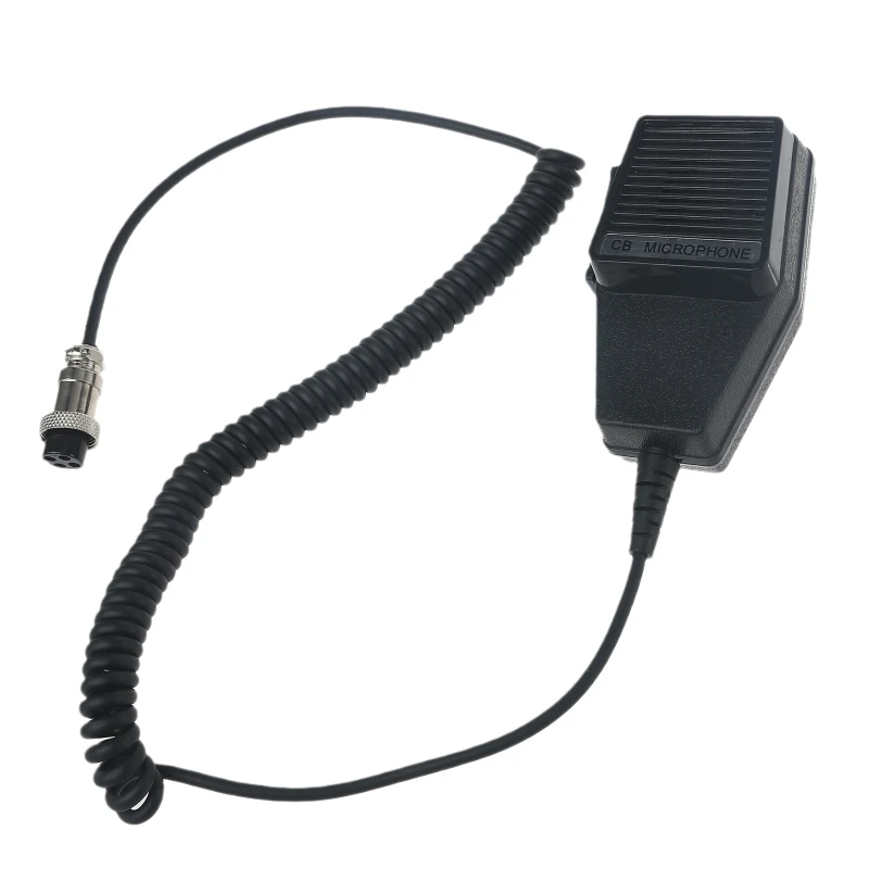 Black CB Microphone 4 Pin Connector Mic Speaker for Cobra fo