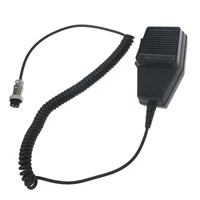 Black Microphone Pin Connector Mic Speaker for Cobra for Superstar for Uniden for audioline Radio Easy Replace