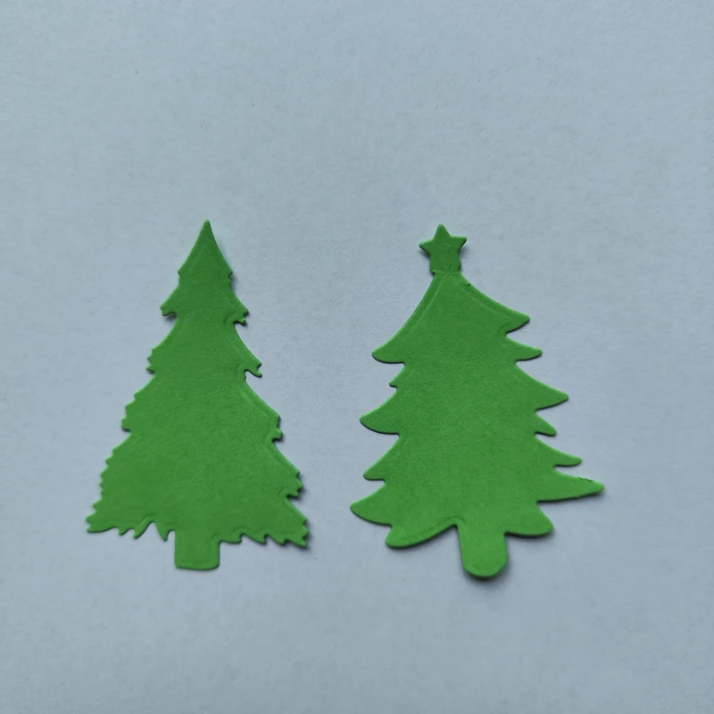 Два дерева искусственная буква металлический режущий инструмент форма для