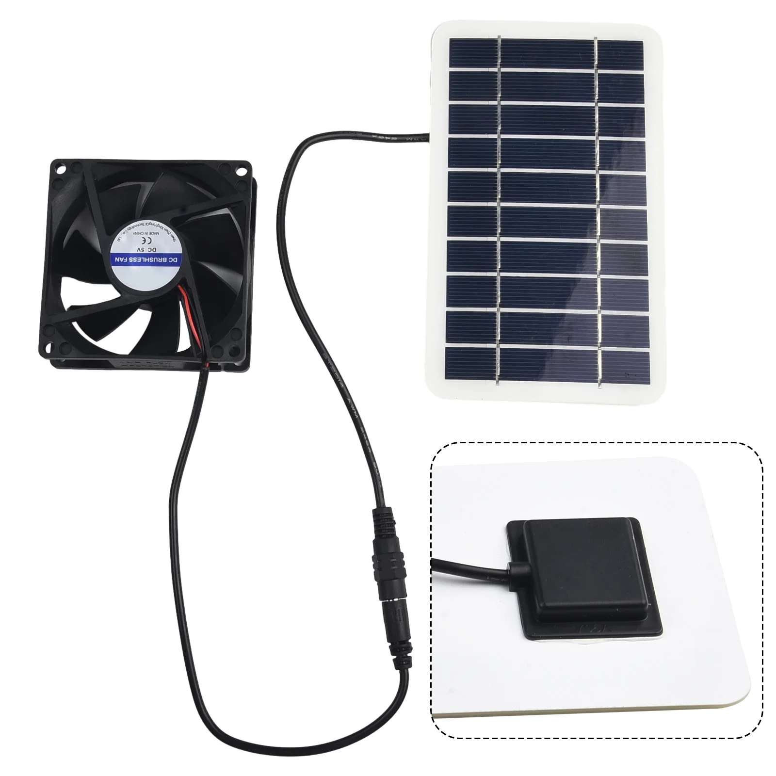 30 Вт солнечный вытяжной вентилятор 6-дюймовый мини-вентилятор с солнечной