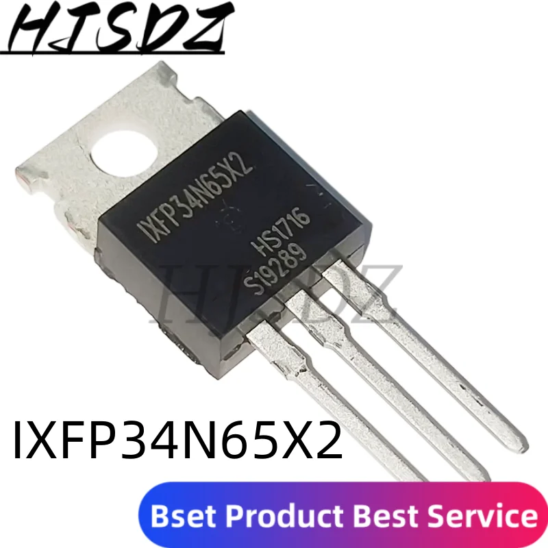 Оригинальный транзистор полевой транзистора, 10 элементов IXFP34N65X2 TO-220 34A650V, nuevo