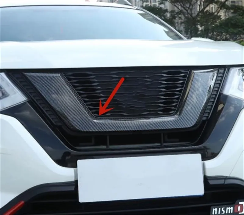 

Для Nissan QASHQAI 2019-2020 ABS Хромированная передняя решетка U-образная декоративная рамка Защита украшение автомобильные аксессуары