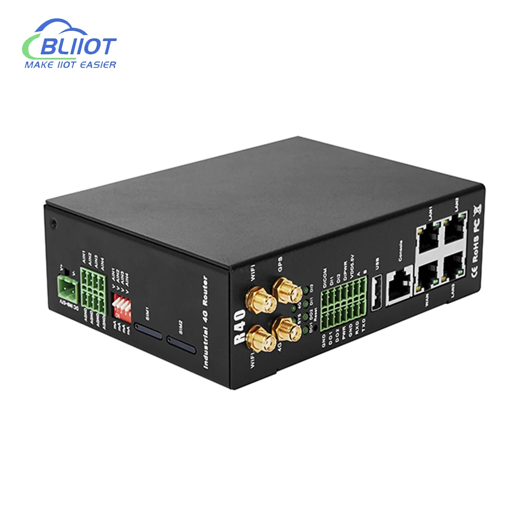 OPENVPN 4G wifi Industrial IoT RTU DTU Mainframe Wireless video surveillance VPN SIM plc control switch enlarge