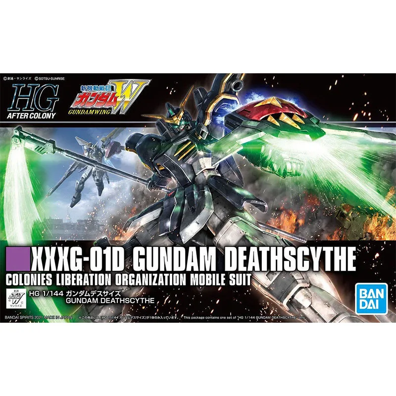 Фото Bandai Gundam Model Kit HG Wing Deathscythe Heavyarms Sandrock Shenlong Wing Zero Altron Фигурка Gunpla Аниме Фигурки №5
